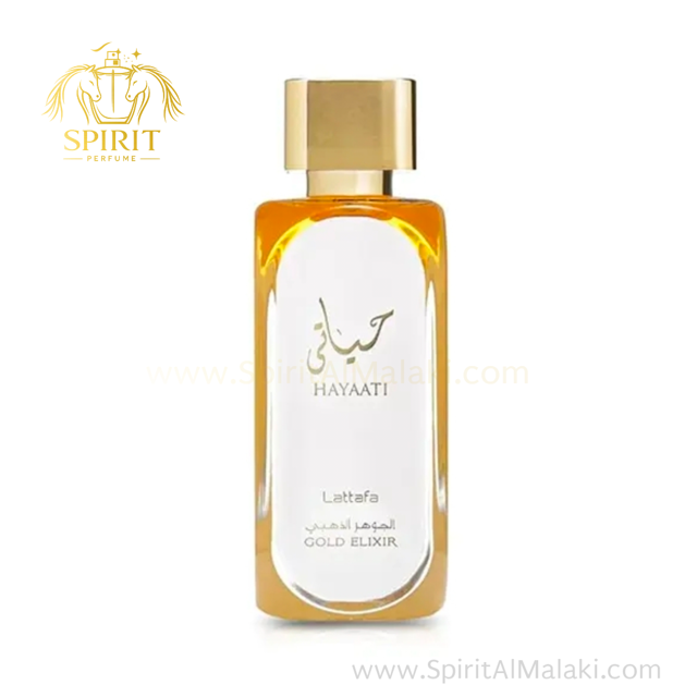Lattafa Hayaati Gold Elixirادکلن حیاتی گلد الکسیر لطافه