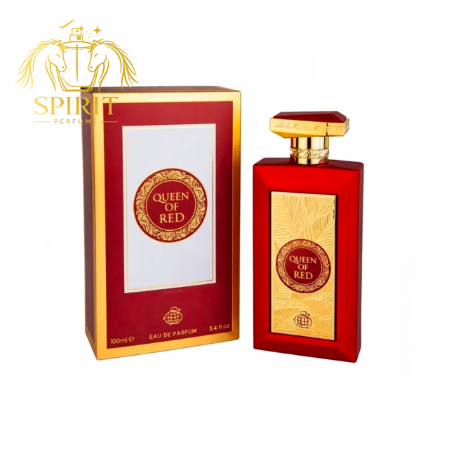 ادکلن فراگرنس ورد کویین آف رد زنانه Fragrance World Queen of Red مشابه مید نایت رز