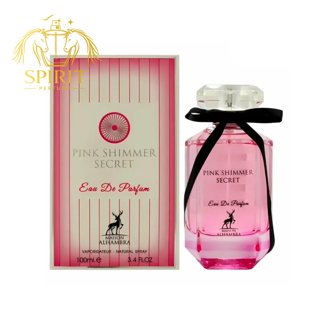 Alhambra Pink Shimmer Secretادکلن الحمبرا پینک شیمر سکرت زنانه